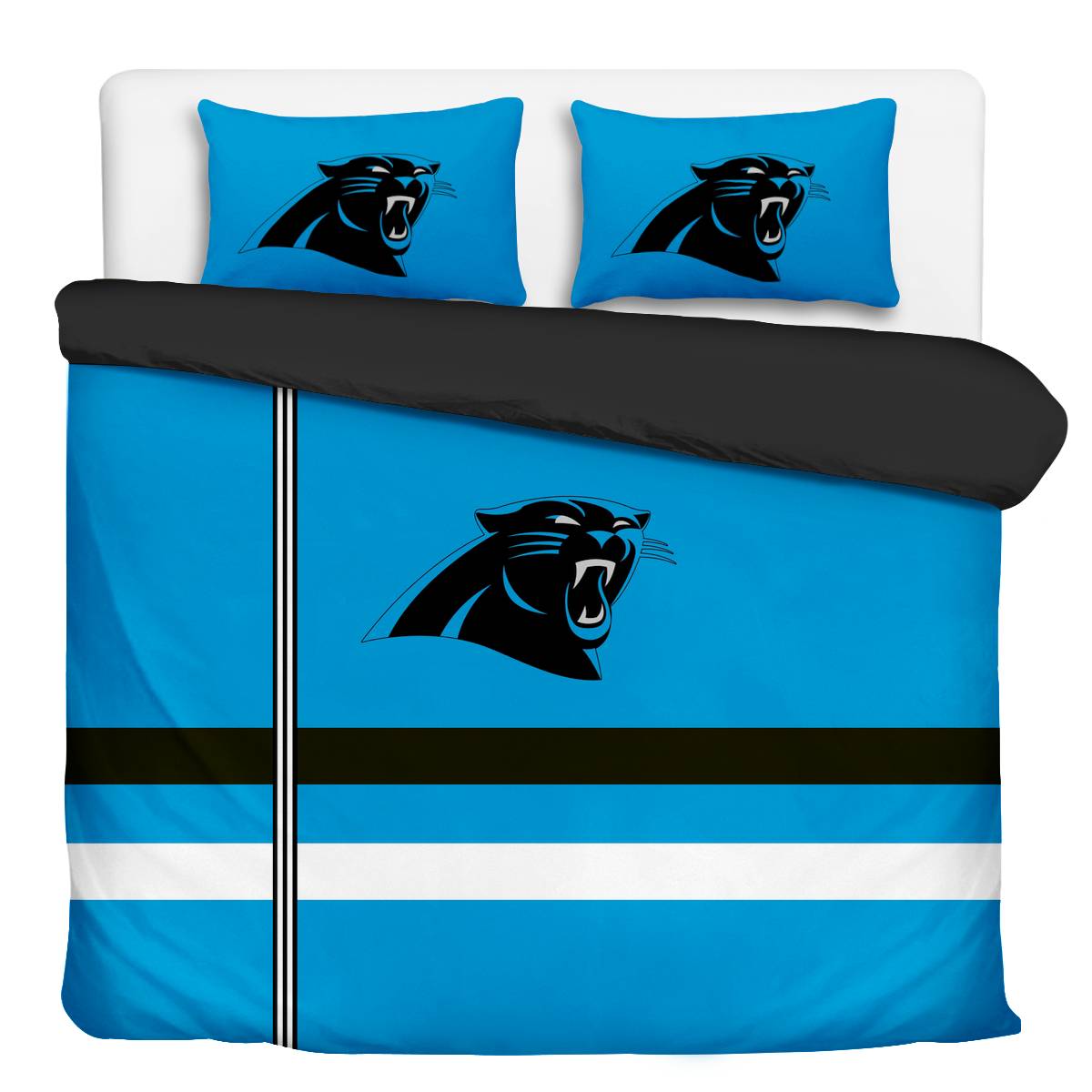 Carolina Panthers 3-Piece Full Bedding 001